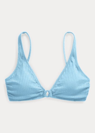 Top Bikini Polo Ralph Lauren Mujer Azules - O-Ring Bralette - AOBCQ4537